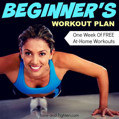 5 Great Free Workouts For Beginners Tone And Tighten