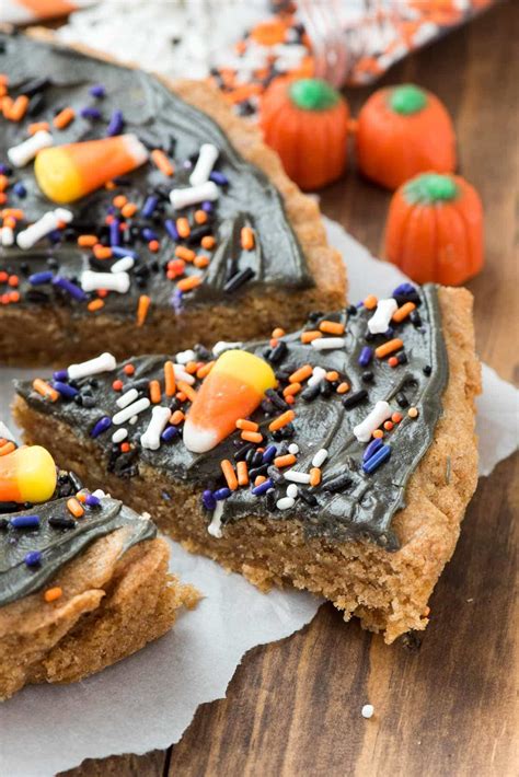 Halloween Pumpkin Cookie Cake Crazy For Crust