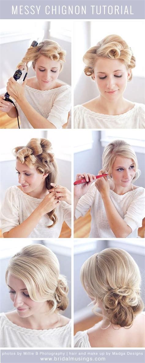 Messy Bun Hairstyle Tutorial Updos For Prom Popular Haircuts Hair