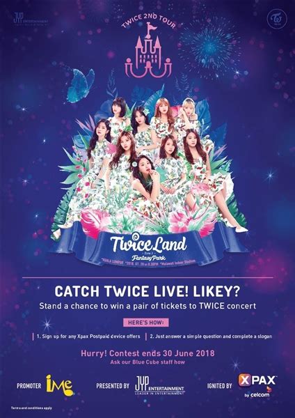 Twice tickets for the upcoming concert tour are on sale at stubhub. Xpax giving away Free TWICE concert tickets
