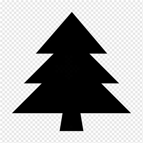 Silueta De Arbol De Navidad Navidad ángulo Vacaciones Triángulo Png