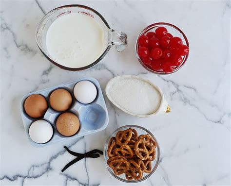 vanilla bean buttermilk ice cream with cherries and pretzels a beautiful mess