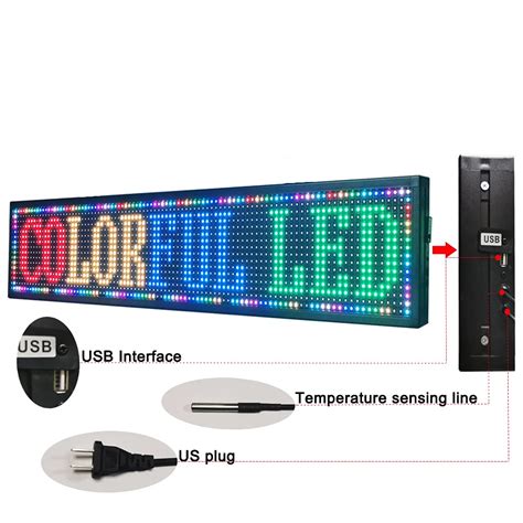 Buy P10 Outdoor Full Color Led Sign 40 X 8 With High Resolution