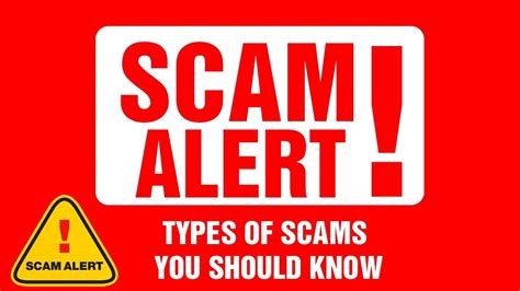 Useful Websites 00 Types Of Scams You Need To Know Be Aware Of Scammers Youtube