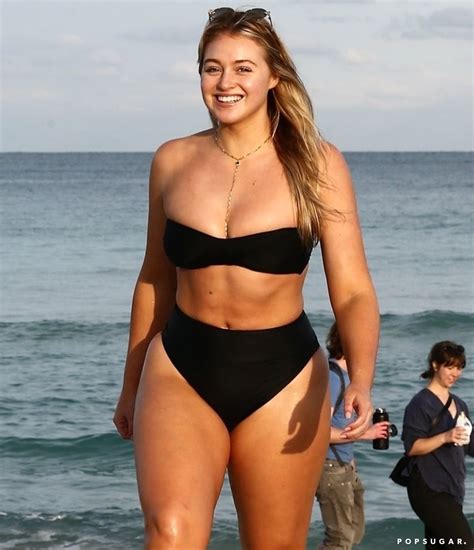 Iskra Lawrence Black Bikini In Miami 2018 Popsugar Fashion Uk Photo 3