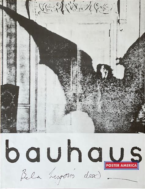 Bauhaus Bela Lugosis Dead Album Cover Vintage Poster 235 X 305 Ebay