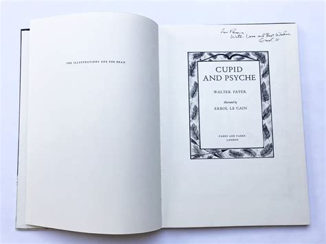 Walter Pater Cupid And Psyche Illustrated By Errol Le Cain