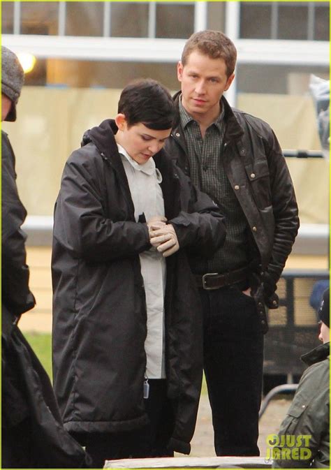 Ginnifer Goodwin Josh Dallas Film An Emotional Scene On The Set Of Their Television Show Once