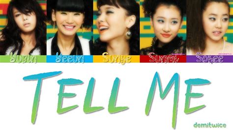 Tell Me Wonder Girls Tradução Em Pt Br Youtube