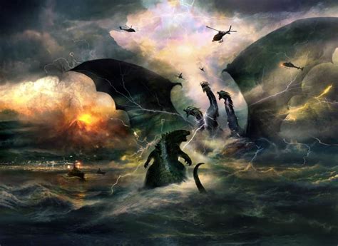 Gallery Bathe In This Stunning Godzilla King Of The Monsters Concept Art