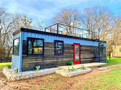 Shipping Container Homes And Buildings Small And Cozy Shipping Container