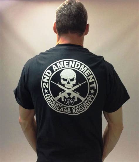 2nd Amendment Double Sided T Shirt And Motorcycle Shirts