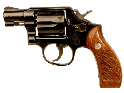 Deactivated Smith And Wesson 38 Snub Nose Revolver Model 10 7 Modern