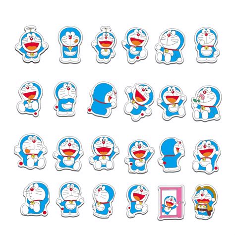 Doraemon Stickers Dengan Gambar Kartun Doraemon Lukisan Disney