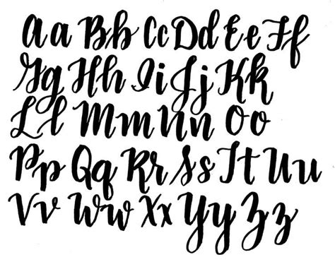 Brush Calligraphy Alphabet Cheaper Than Retail Price Buy Clothing