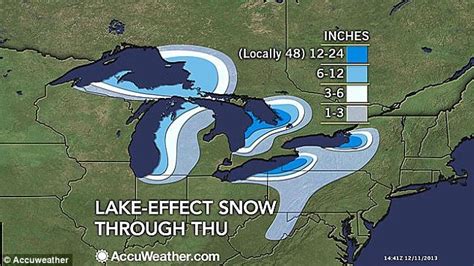 Another Arctic Blast Will Trigger Three Feet Of Lake Effect Snow In