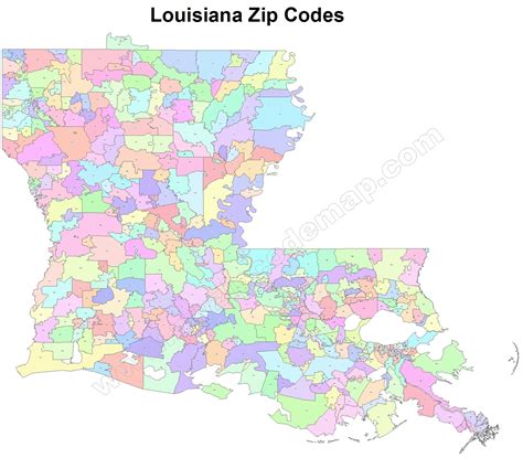 Louisiana Zip Code Map Images And Photos Finder
