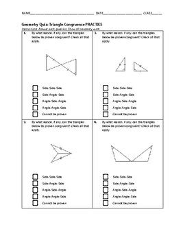 Fill out, securely sign, print or email your triangle congruence worksheet instantly with signnow. Triangle Congruence Oh My Worksheet : Lesson Plan Title ...