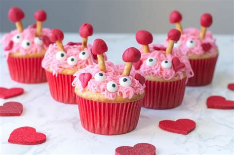 Furry Monster Valentine Cupcakes 5 Minutes For Mom Recipe