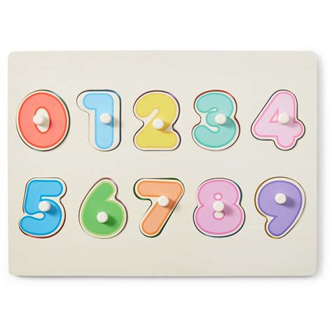 Somersault Wooden Number Puzzle Board Big W