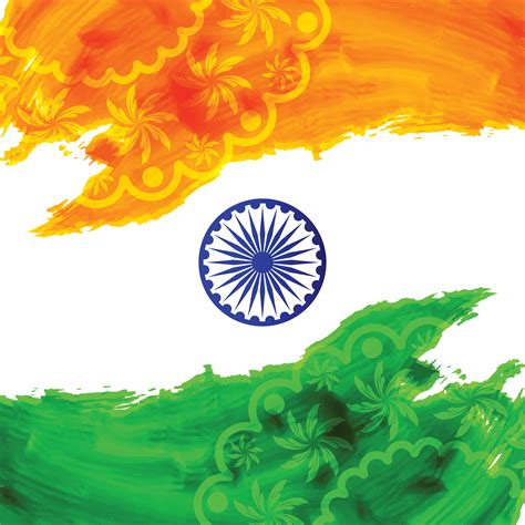 Indian Flag Design PNG