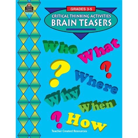 Brain Teasers Intermediate Tcr0490 Teacher Created Resources