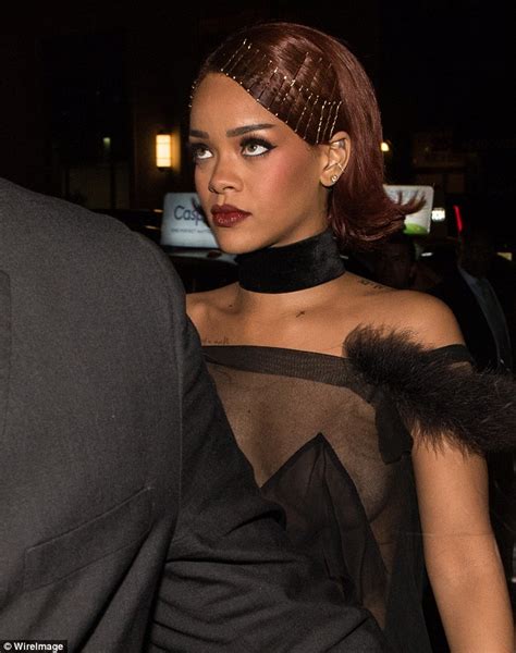 Rihanna Suffers A Double Nip Slip As She Goes Braless And Displays
