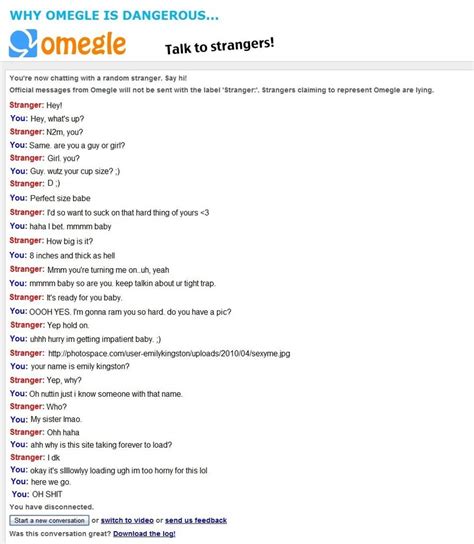 Why Omegle Is Dangerousjfi Omegle Talk To Strangersyoure Now Chatting