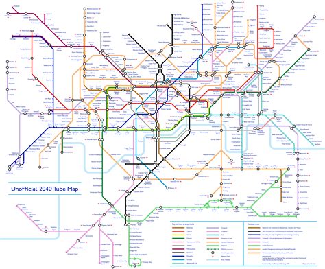 Oc What The Tube Map Could Look Like In 2040 Rlondon