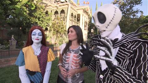 Disneyland Halloween Time 2014 Overview With Jack And Sally At Haunted