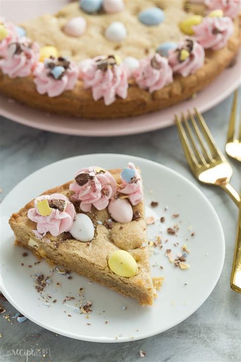 Collection by holly at keeping life sane • last updated 4 days ago. This Easter Mini Egg Cookie Cake is a fun twist on Easter dessert! A soft, chewy, cookie cake ...