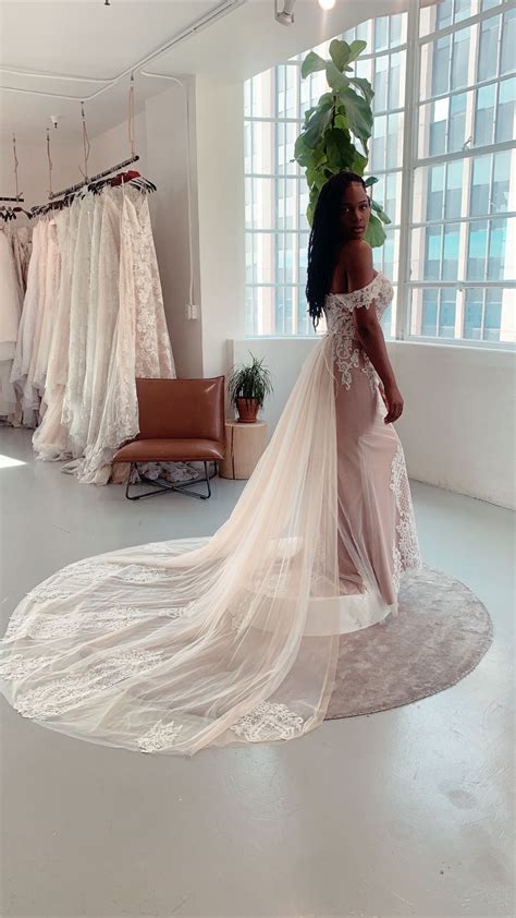 Cocomelody Daretolove Weddingdressfitting Sheath Wedding Gown
