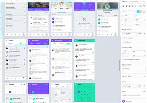 Icons made with attention to details. Figma design kit. Android app templates - Roman Kamushken ...