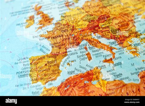Europe Map Hi Res Stock Photography And Images Alamy