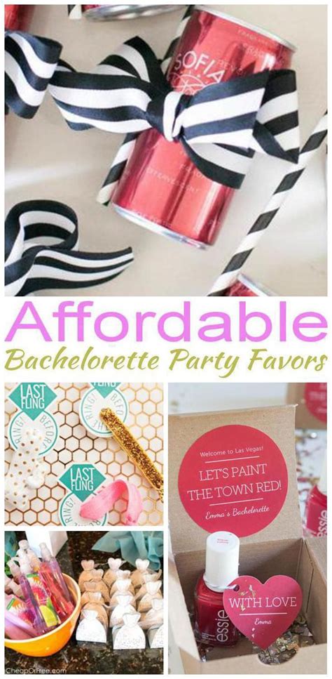 14 Affordable Bachelorette Party Favor Ideas For Your Guests Fun And Easy Affordable
