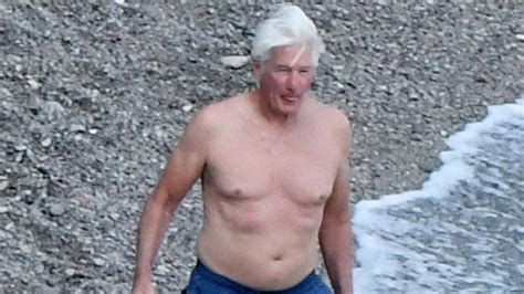 Richard Gere Goes Shirtless On The Beach In Italy See The Pic