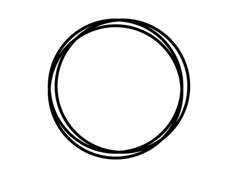 Circle Frame Svg Sketch Circle Svg Circle Svg Doodle Circle Etsy Uk