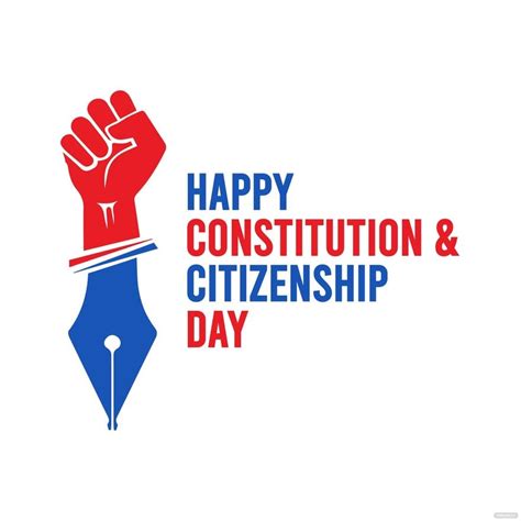 Constitution And Citizenship Day Symbol Vector In Psd Illustrator Svg