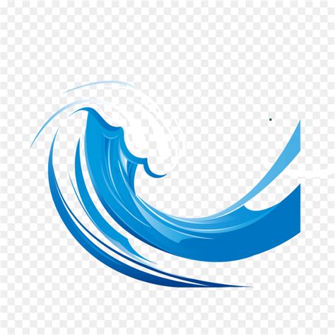 Wind Wave Euclidean Vector Clip Art Blue Waves Png Download 1000