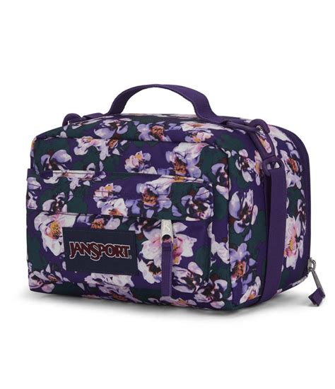 Jansport The Carryout Lunch Bag Purple Petals Canada Luggage Depot