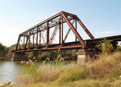 Union Pacific Railroad Through Truss Bridge Over Garcitas Flickr