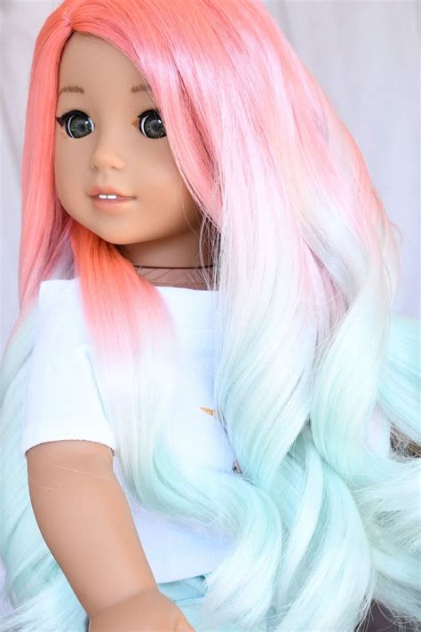 11 custom doll wig fits american girl dolls journey etsy doll wigs custom wigs american girl