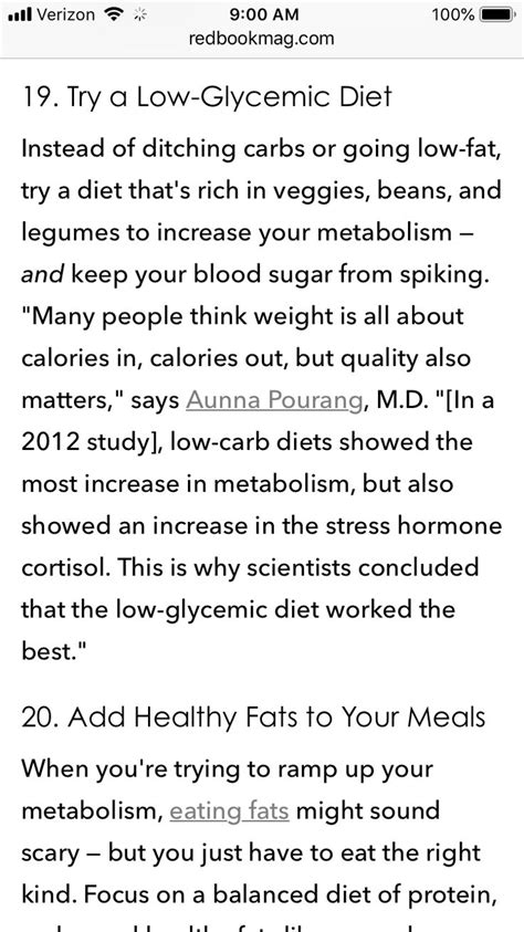 Low Glycemic Diet Helps Metabolism Low Glycemic Diet Diet Help