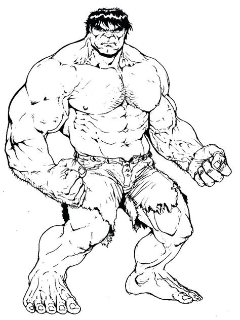 Gambar Hulk Hitam Putih Andrea Wright
