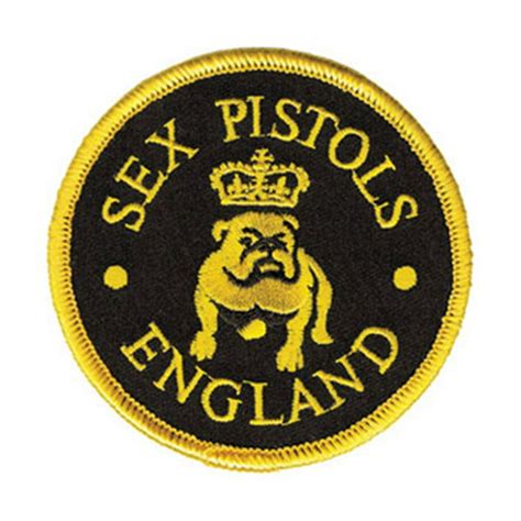 Sex Pistols Mens Embroidered Patch Black