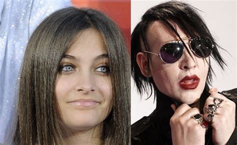 They both love marilyn manson's music and feel a weird connection to the rock star. Marilyn Manson Dedicates Diposable Teens to Paris Jackson