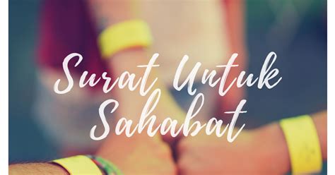 Day 29: Surat Untuk Sahabat - www.anekaresma.com