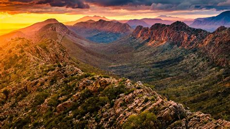 Sunset At Counts Point In West Macdonnell Ranges Northern Territory
