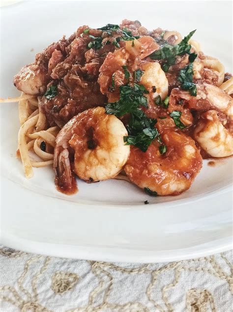 Shrimp And Crab Fra Diavolo Pasta Sunday Supper Spicy Red Sauce Crab