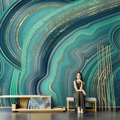Beibehang Custom Nordic Abstract Art Line Wallpaper Mural Light Luxury